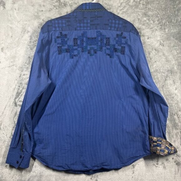 Robert Graham Shirt Mens XL Limited Edition Embroidered Button Up Long Sleeve - Picture 2 of 16